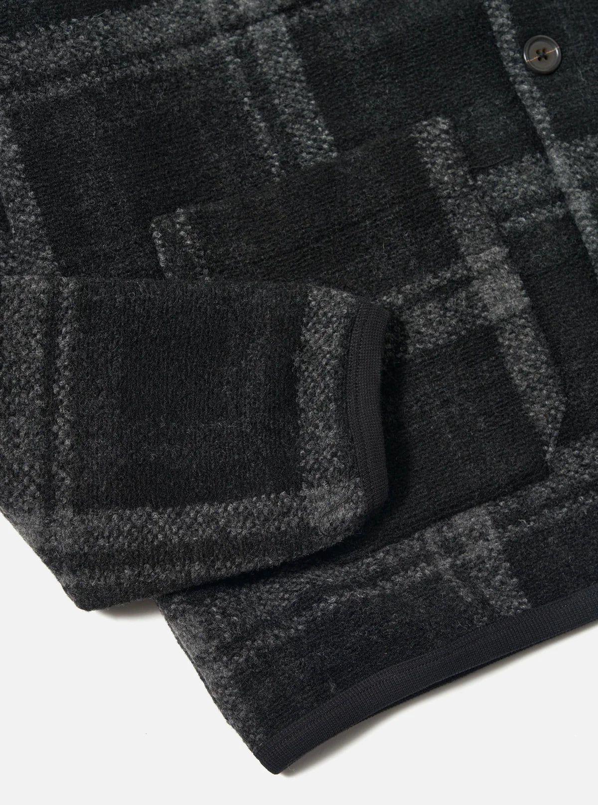 Universal Works Cardigan - Grey Check