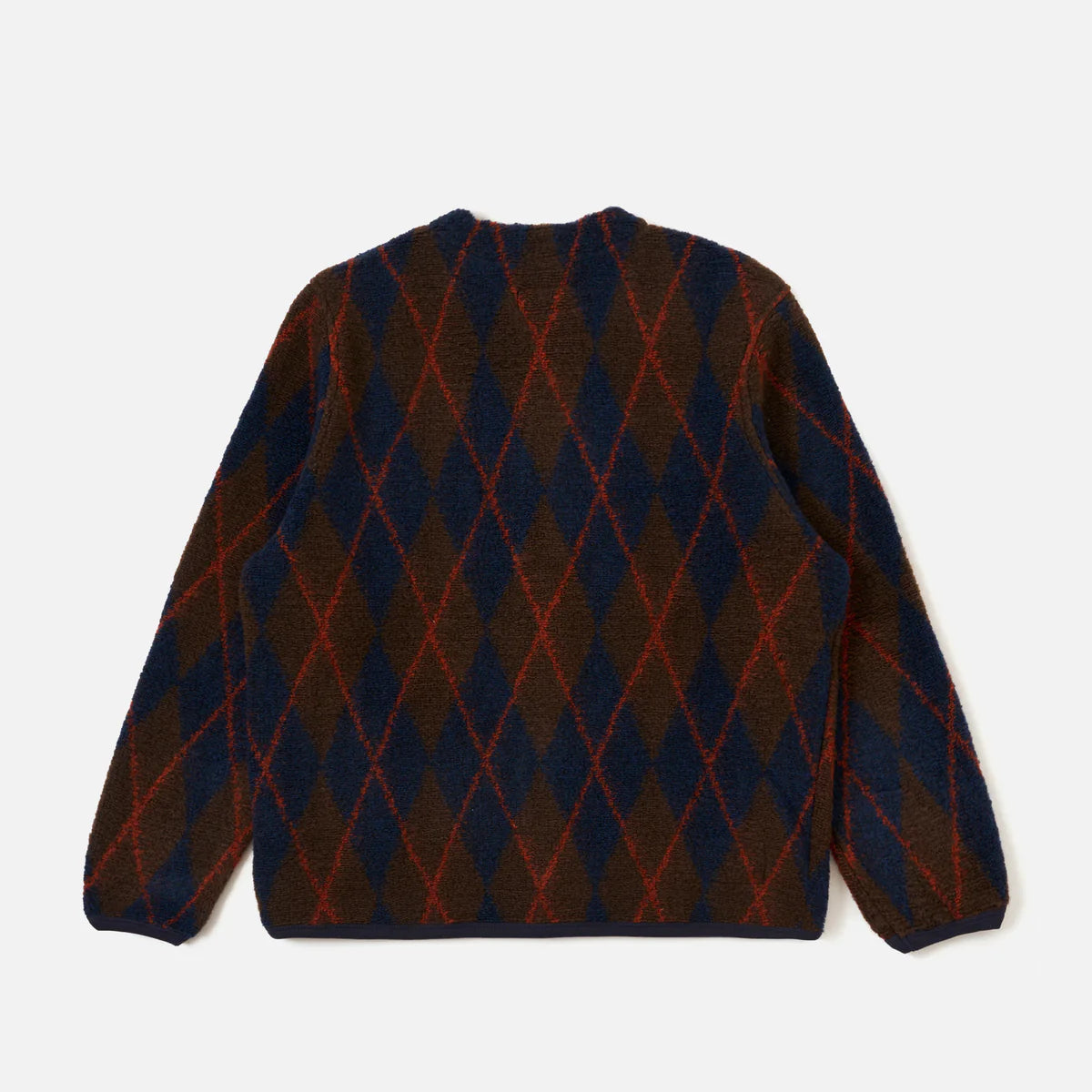 Universal Works Cardigan - Brown / Navy