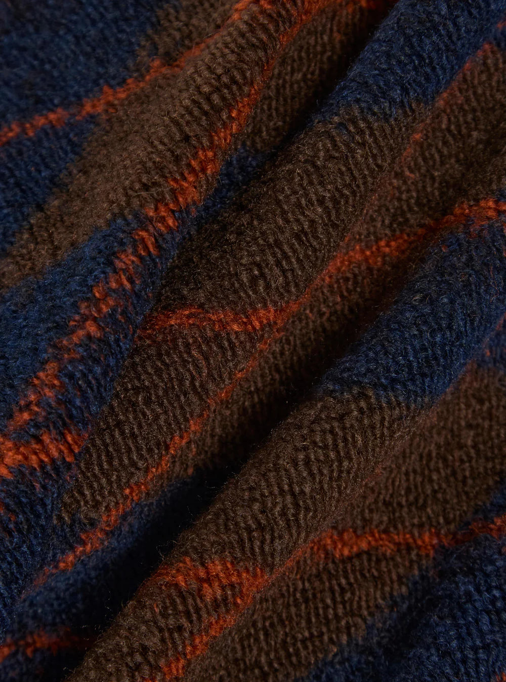 Universal Works Cardigan - Brown / Navy