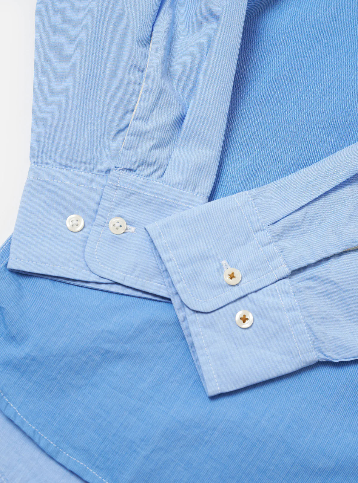 UW Mixed Square Pocket Shirt - Sky / Blue