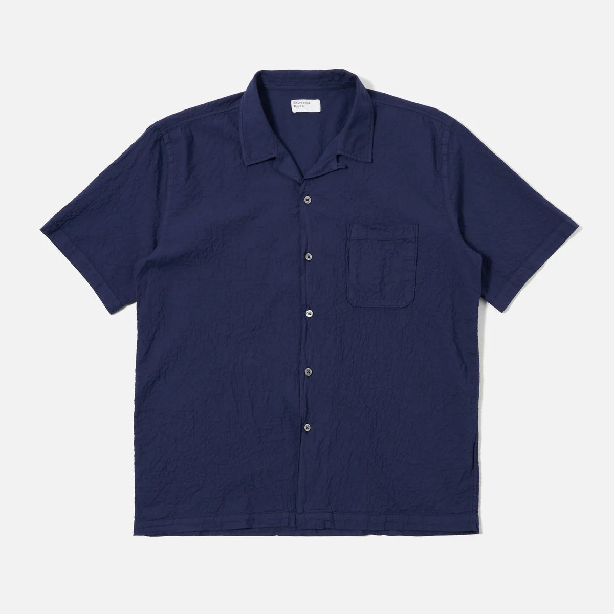 UW Road Shirt - Navy Arten Seersucker