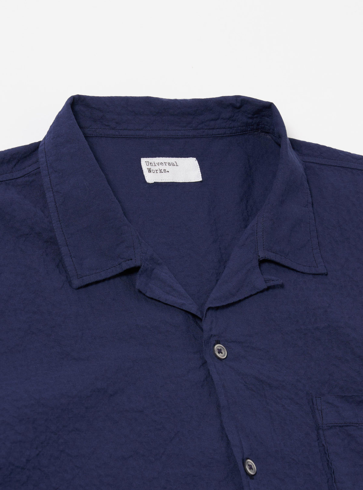 UW Road Shirt - Navy Arten Seersucker