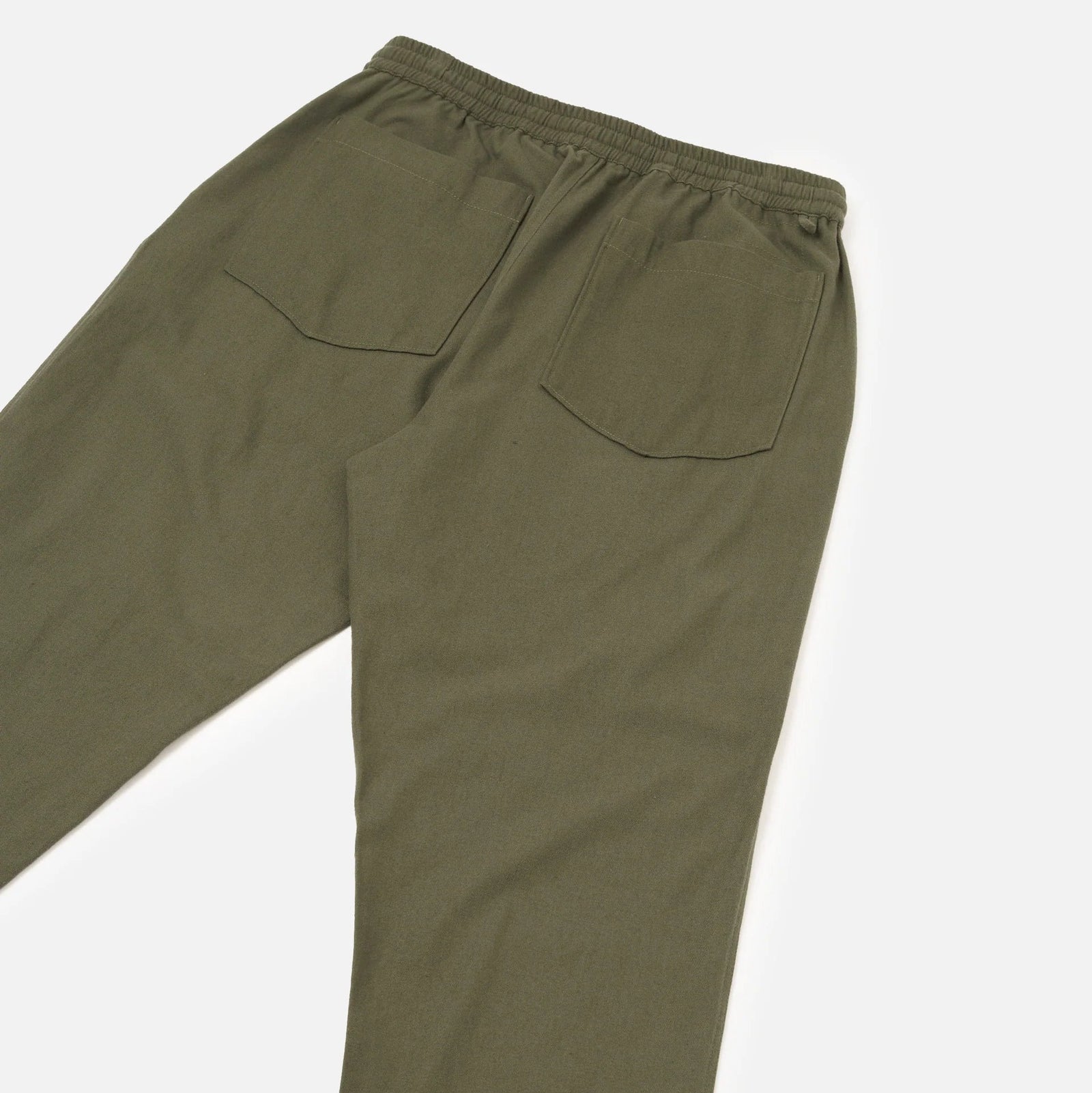 UW Hi Water Trouser - Olive Brushed Moleskin