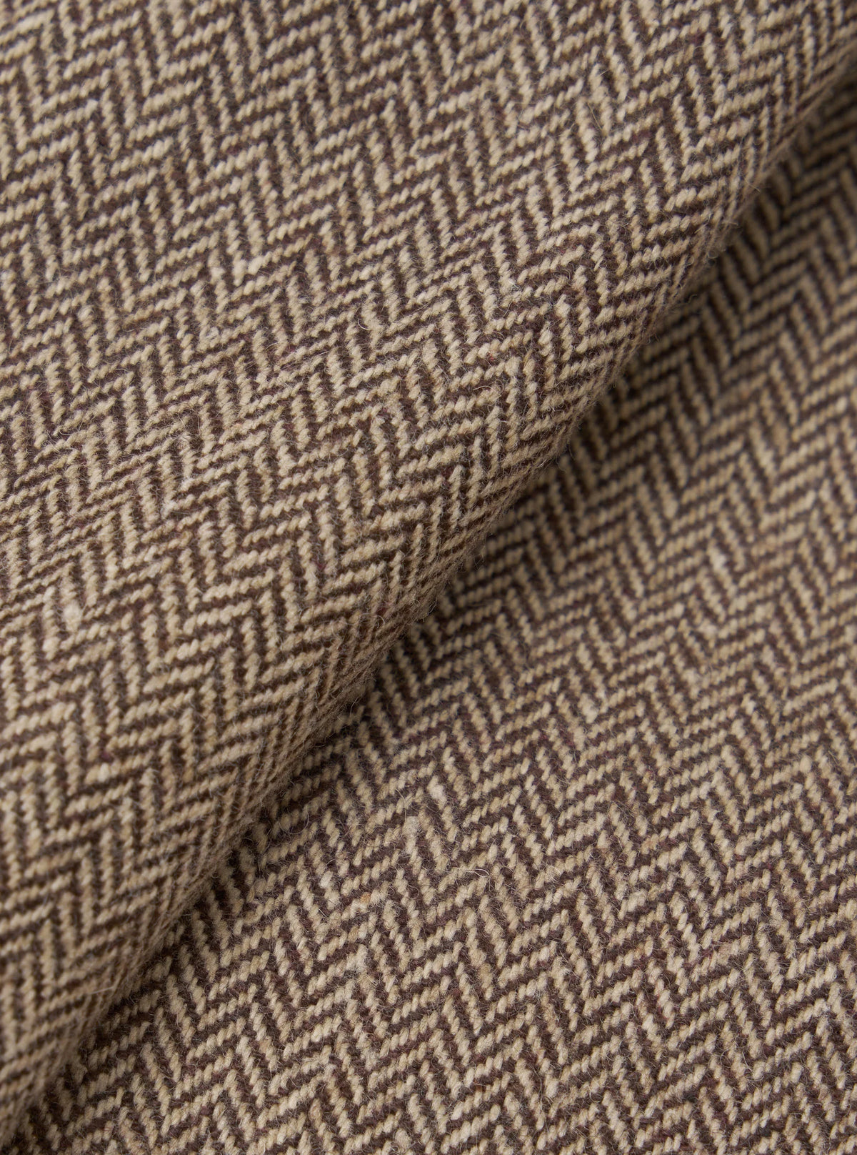 UW S130 Jacket - Brown Wool Herringbone