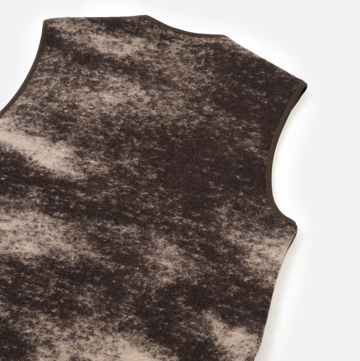 UW Zip Gilet - Brown