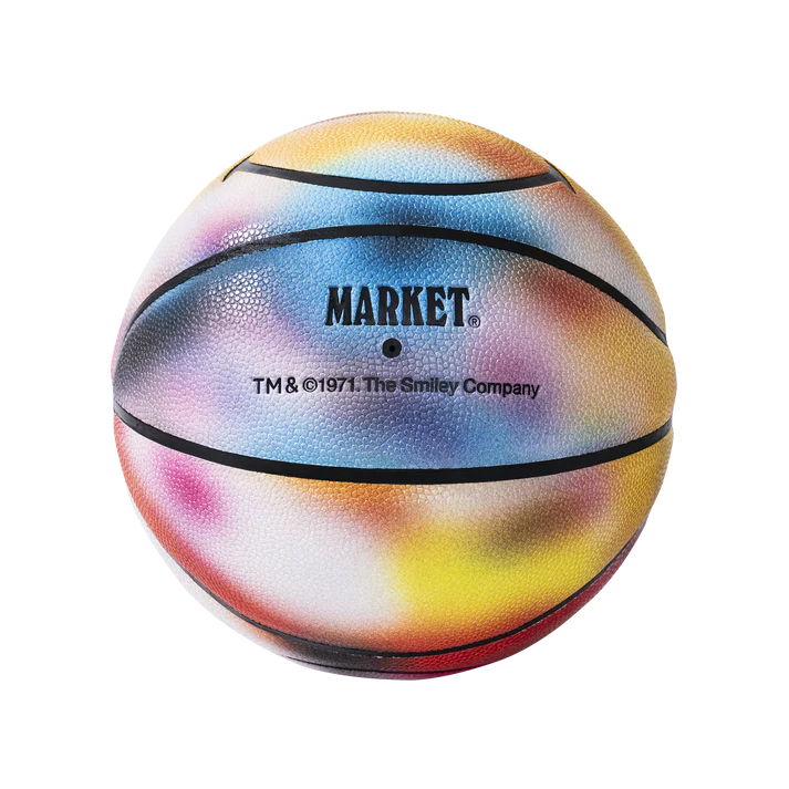 Market Smiley Near Sighted Basketball - Multi