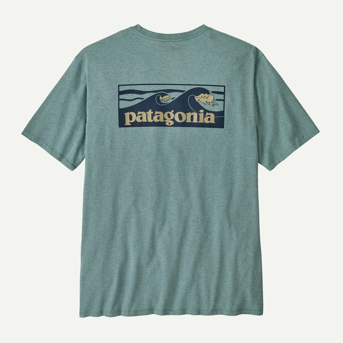 Patagonia Boardshort Logo Pocket T-Shirt - Blue Sage