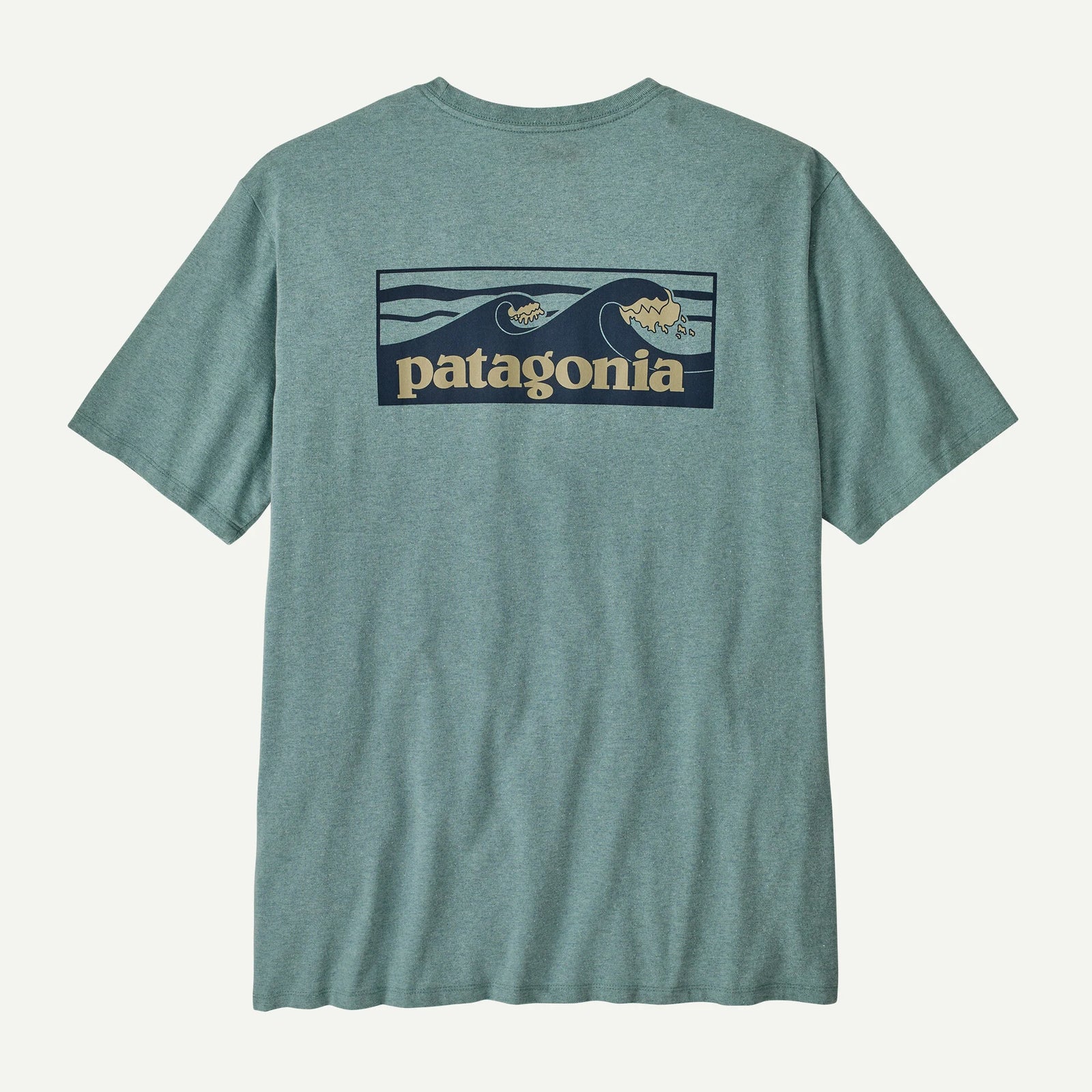 Patagonia Boardshort Logo Pocket T-Shirt - Blue Sage
