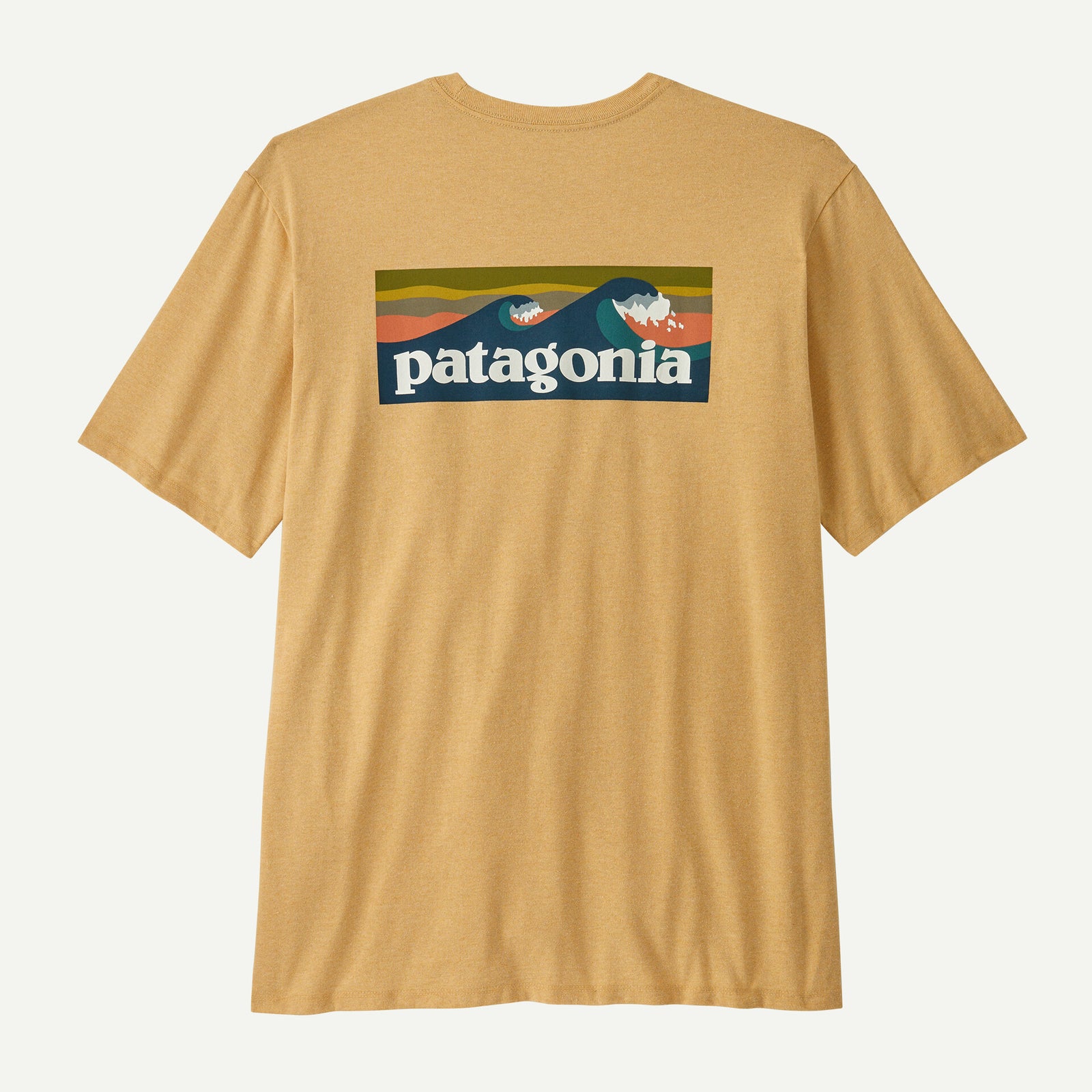 Patagonia Boardshort Logo Pocket T-Shirt - Beeswax Tan