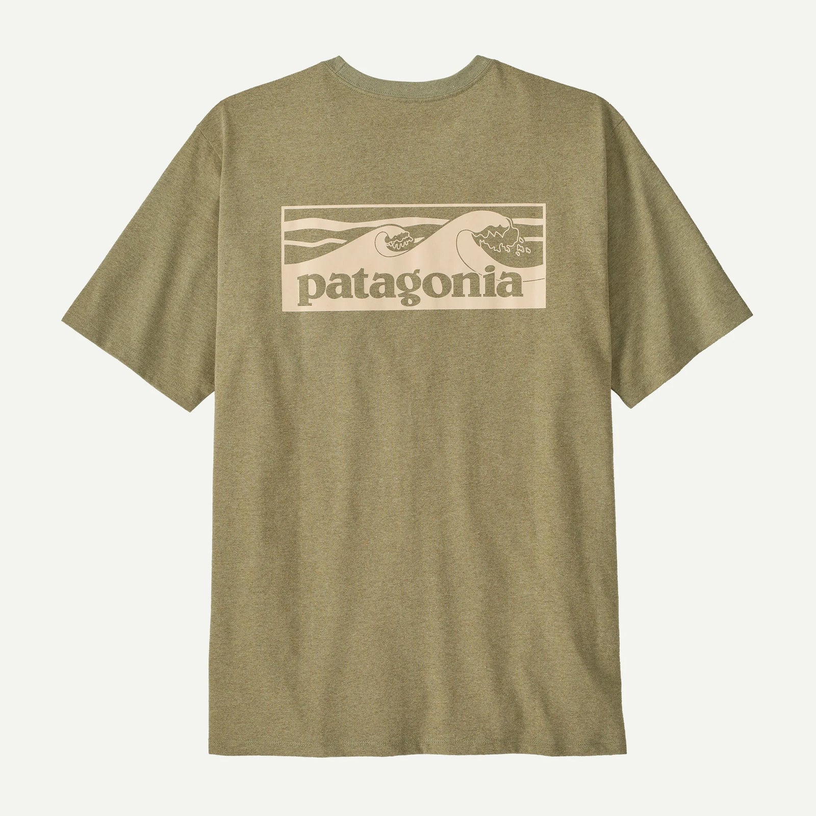 Patagonia Boardshort Logo Pocket T-Shirt - Gumtree Green
