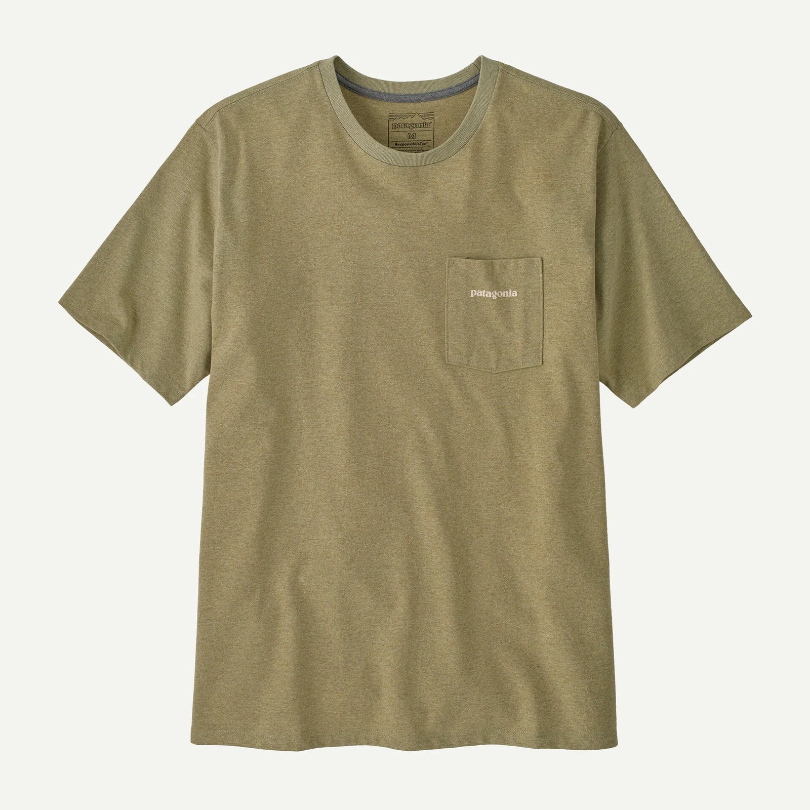 Patagonia Boardshort Logo Pocket T-Shirt - Gumtree Green
