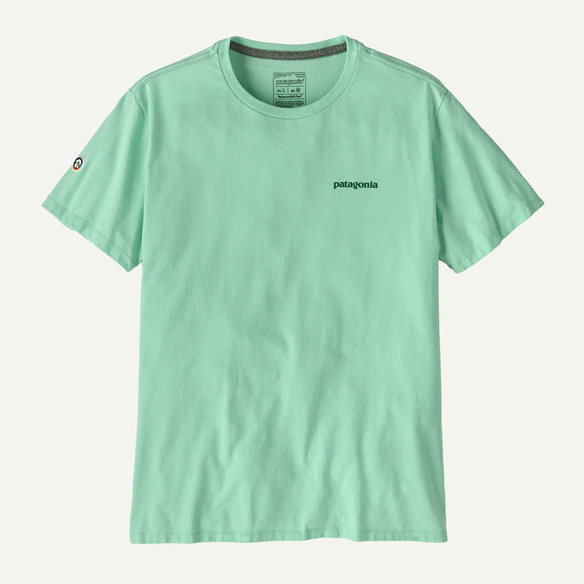 Patagonia Fitz Roy Icon T-Shirt - Rinsed Green