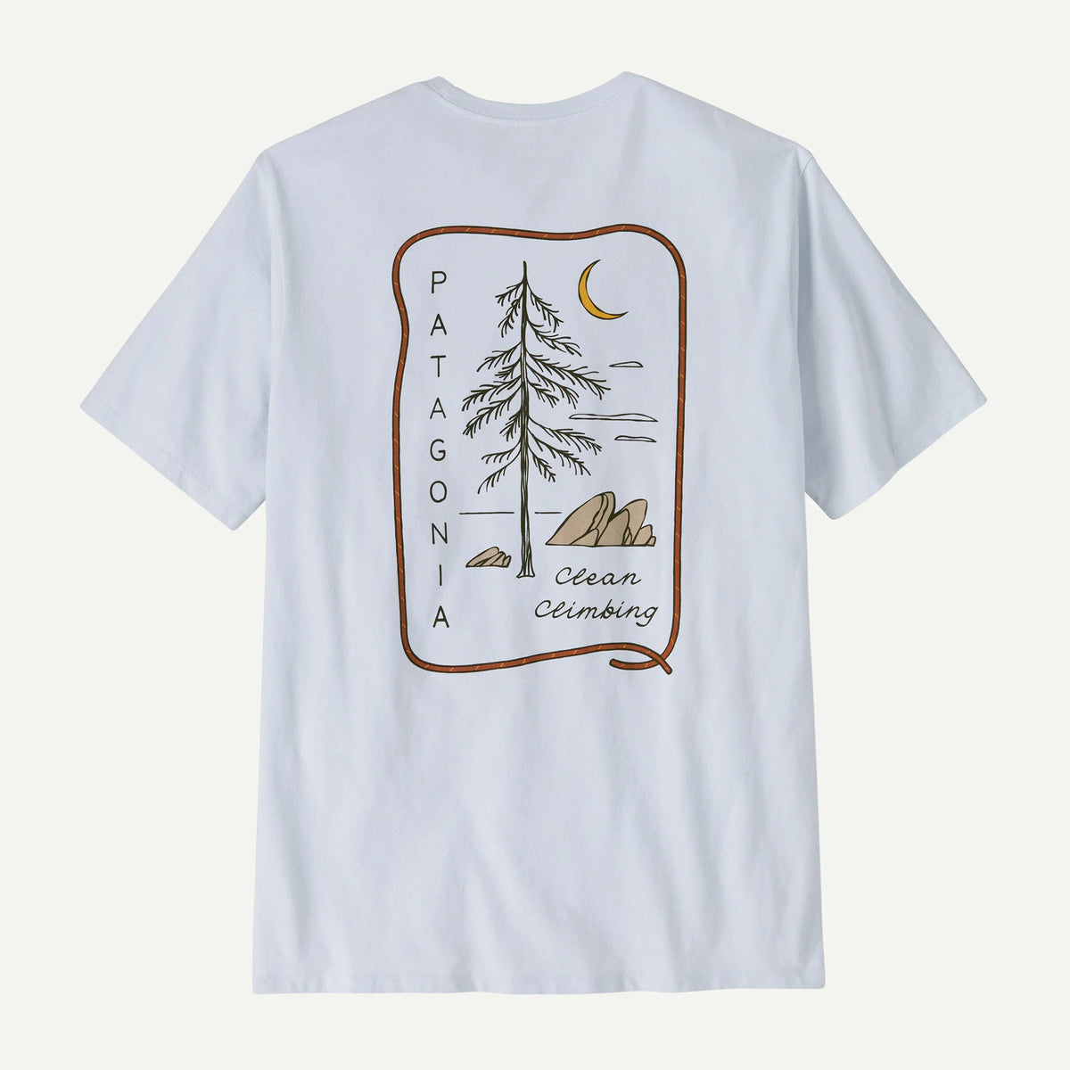 Patagonia Clean Climb Roots T-Shirt - White