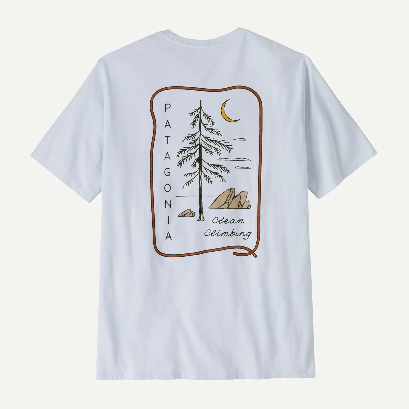 Patagonia Clean Climb Roots T-Shirt - White