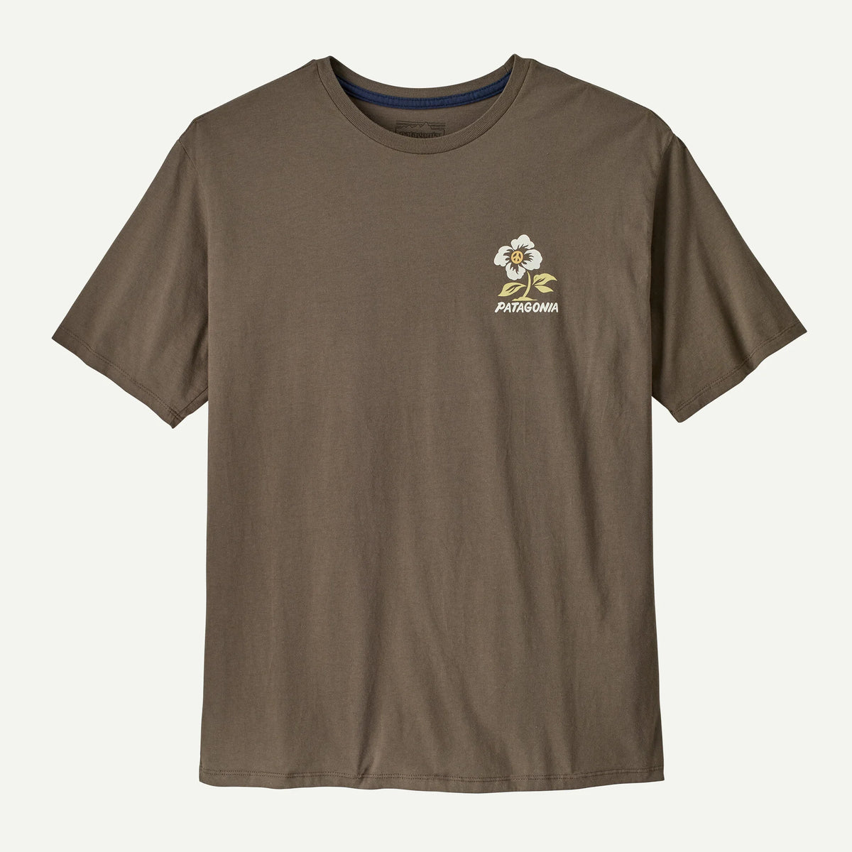 Patagonia Balance Organic T-Shirt - Peace Seeds / Marlow Brown