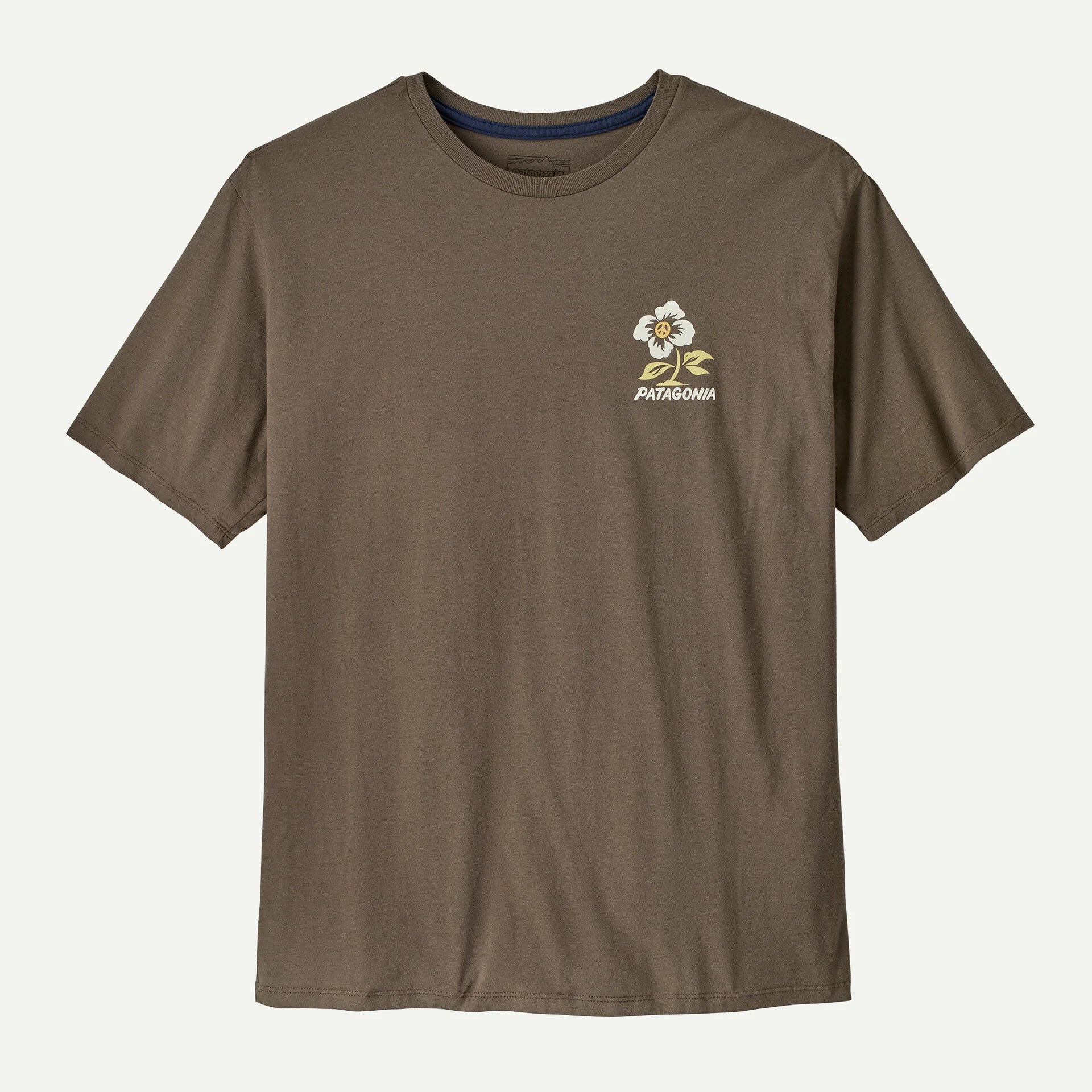 Patagonia Balance Organic T-Shirt - Peace Seeds / Marlow Brown