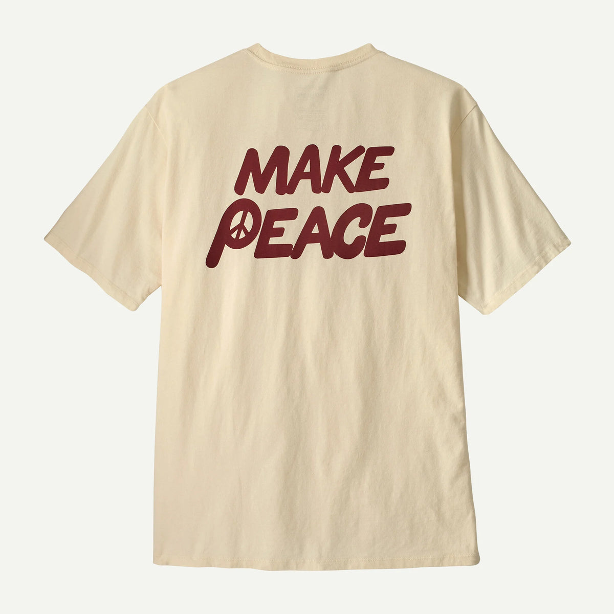 Patagonia Balance Organic T-Shirt - Peace Seeds / Undyed Natural