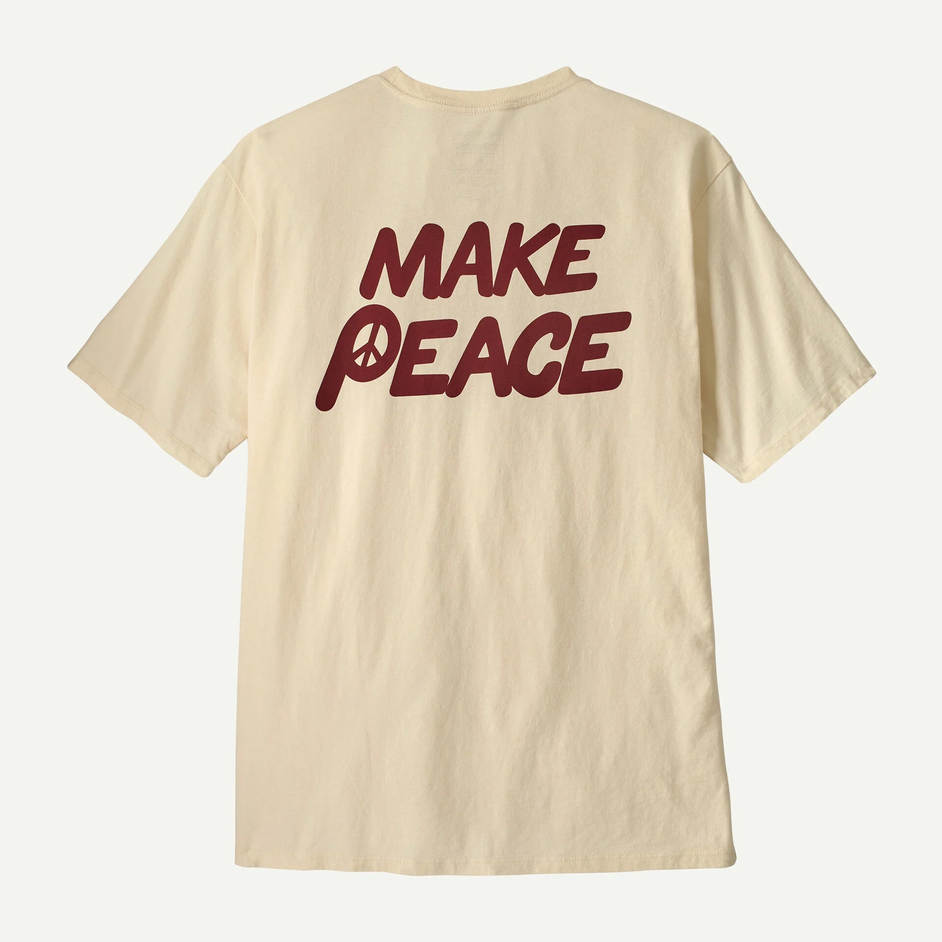 Patagonia Balance Organic T-Shirt - Peace Seeds / Undyed Natural