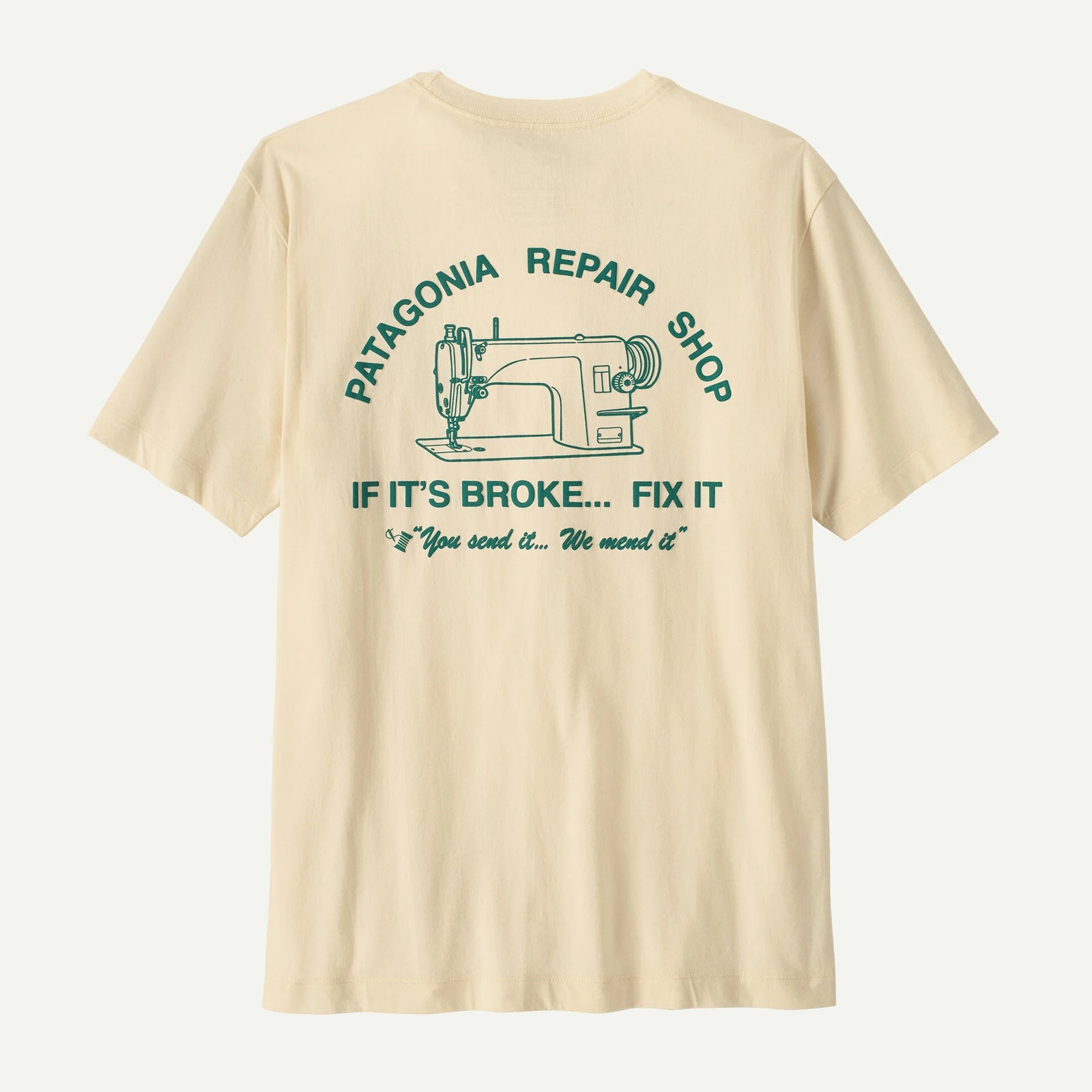 Patagonia Repair Shop T-Shirt - Undyed Natural