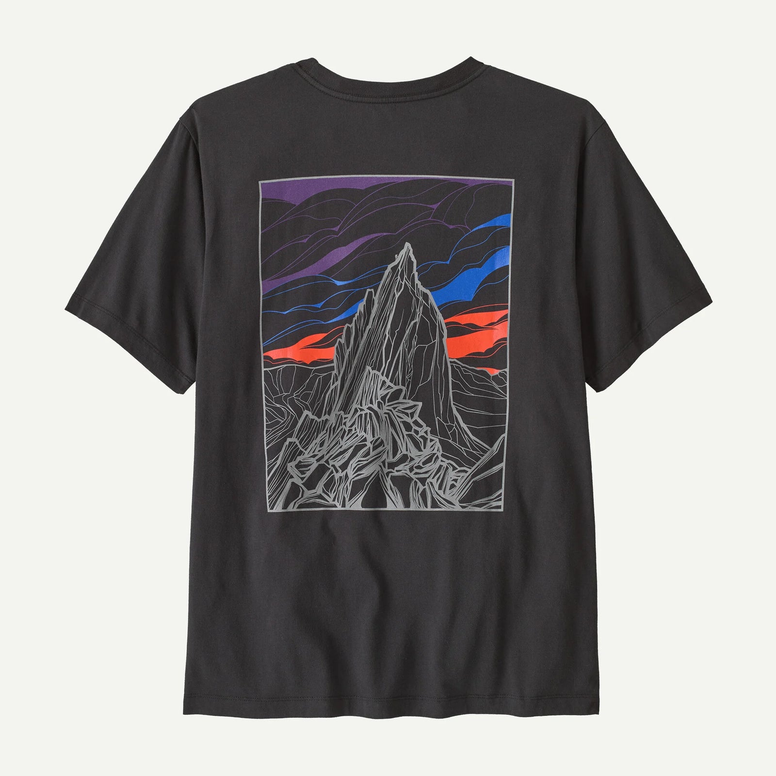 Patagonia Cloud Crag T-Shirt - Ink Black
