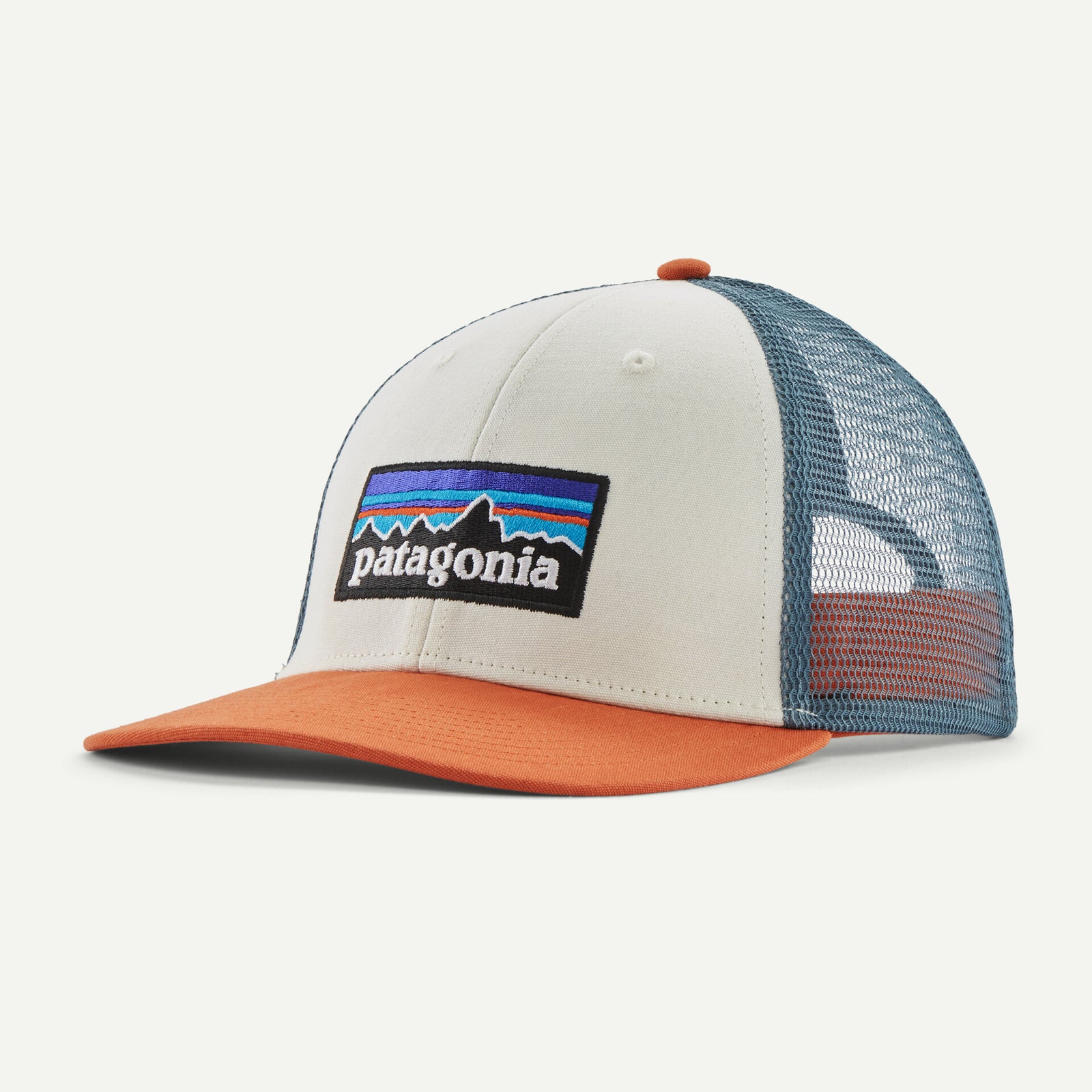 Patagonia P-6 Logo Lopro Trucker - White / Redtail Rust