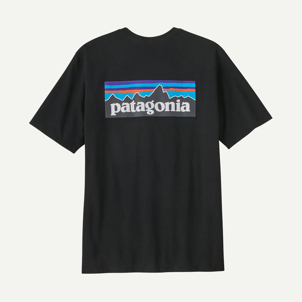 Patagonia P-6 Logo T-Shirt - Black