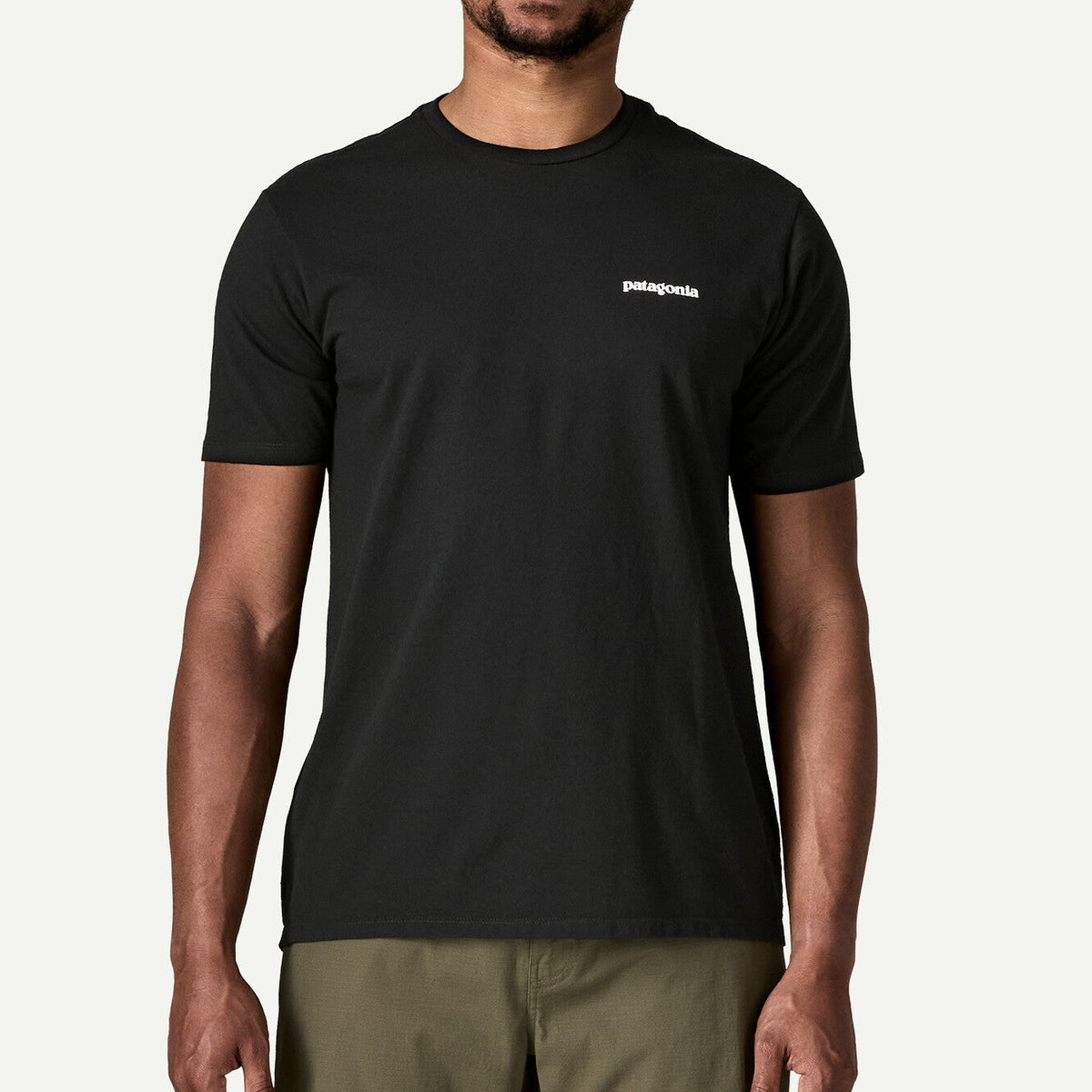 Patagonia P-6 Logo T-Shirt - Black