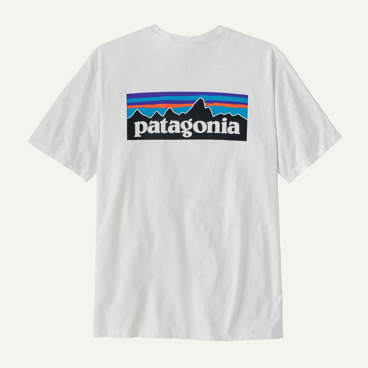 Patagonia P-6 Logo T-Shirt - Fiber White