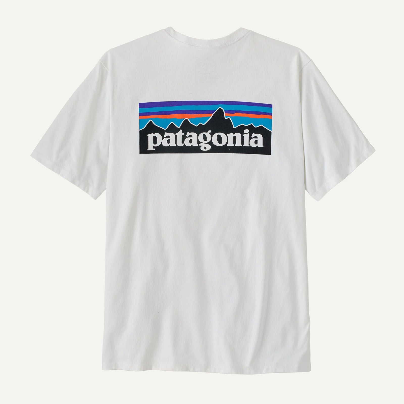 Patagonia P-6 Logo T-Shirt - Fiber White