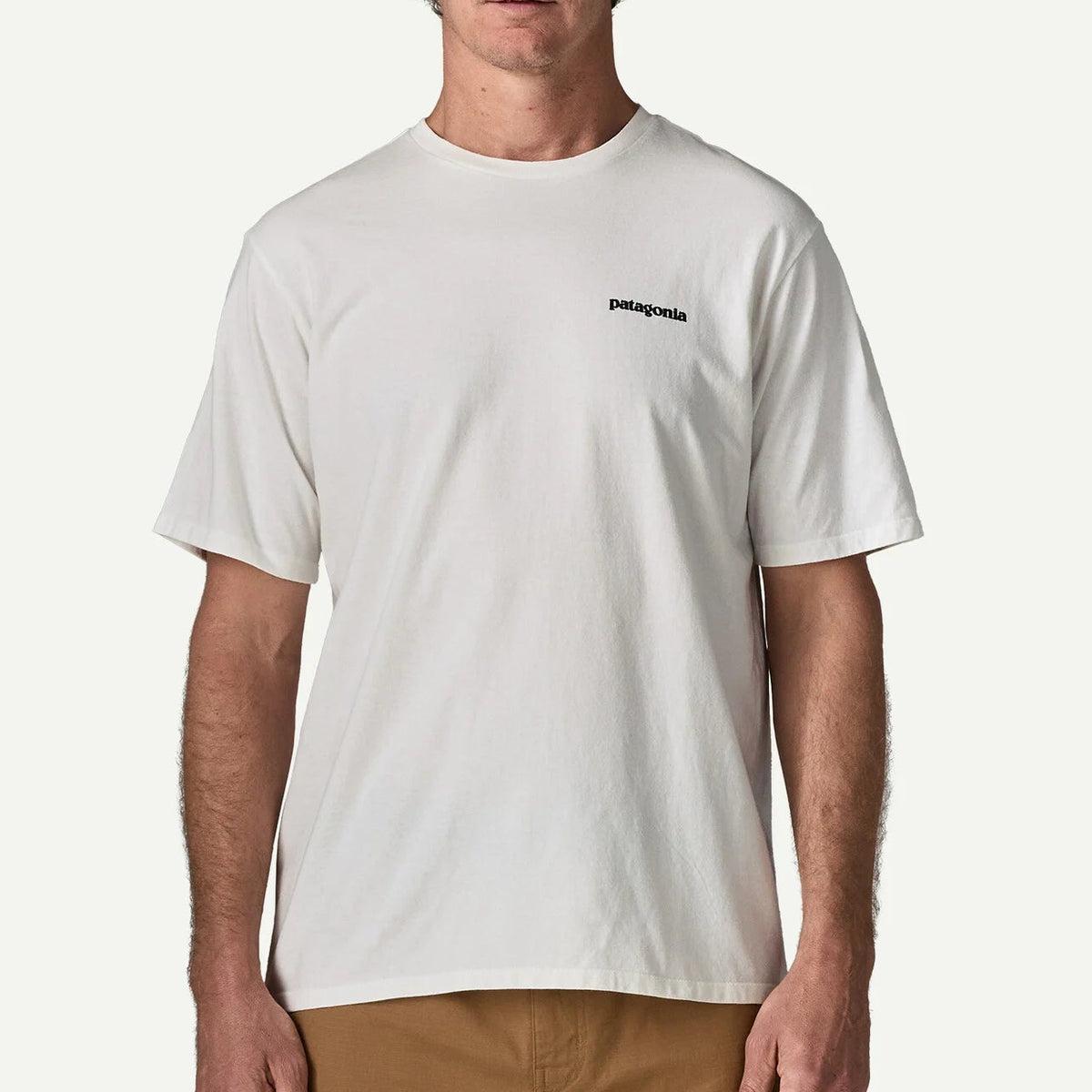 Patagonia P-6 Logo T-Shirt - Fiber White