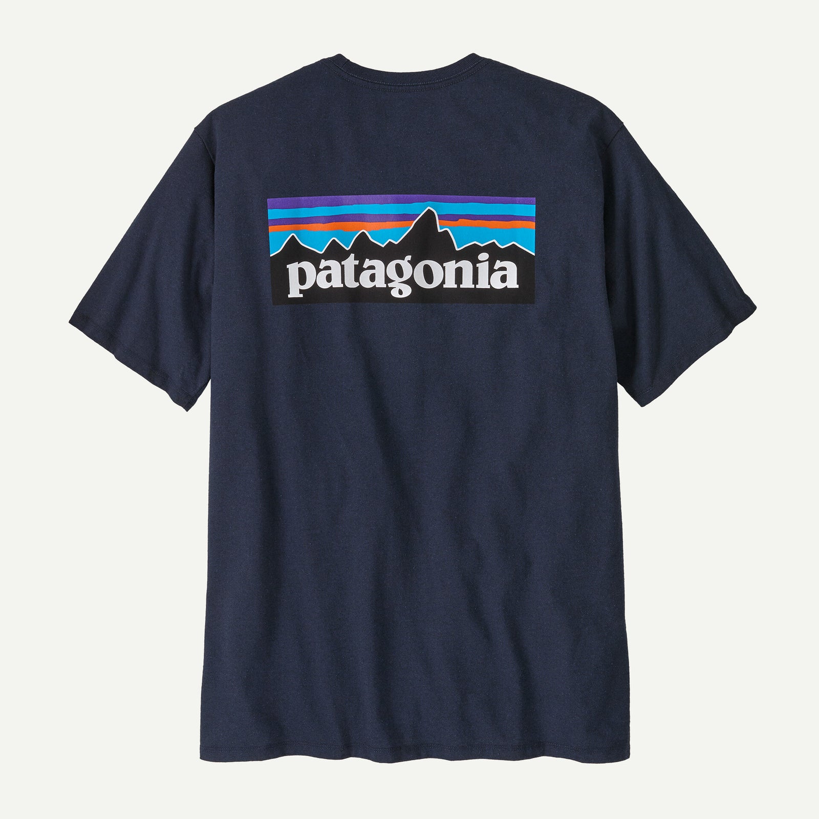 Patagonia P-6 Logo T-Shirt - New Navy