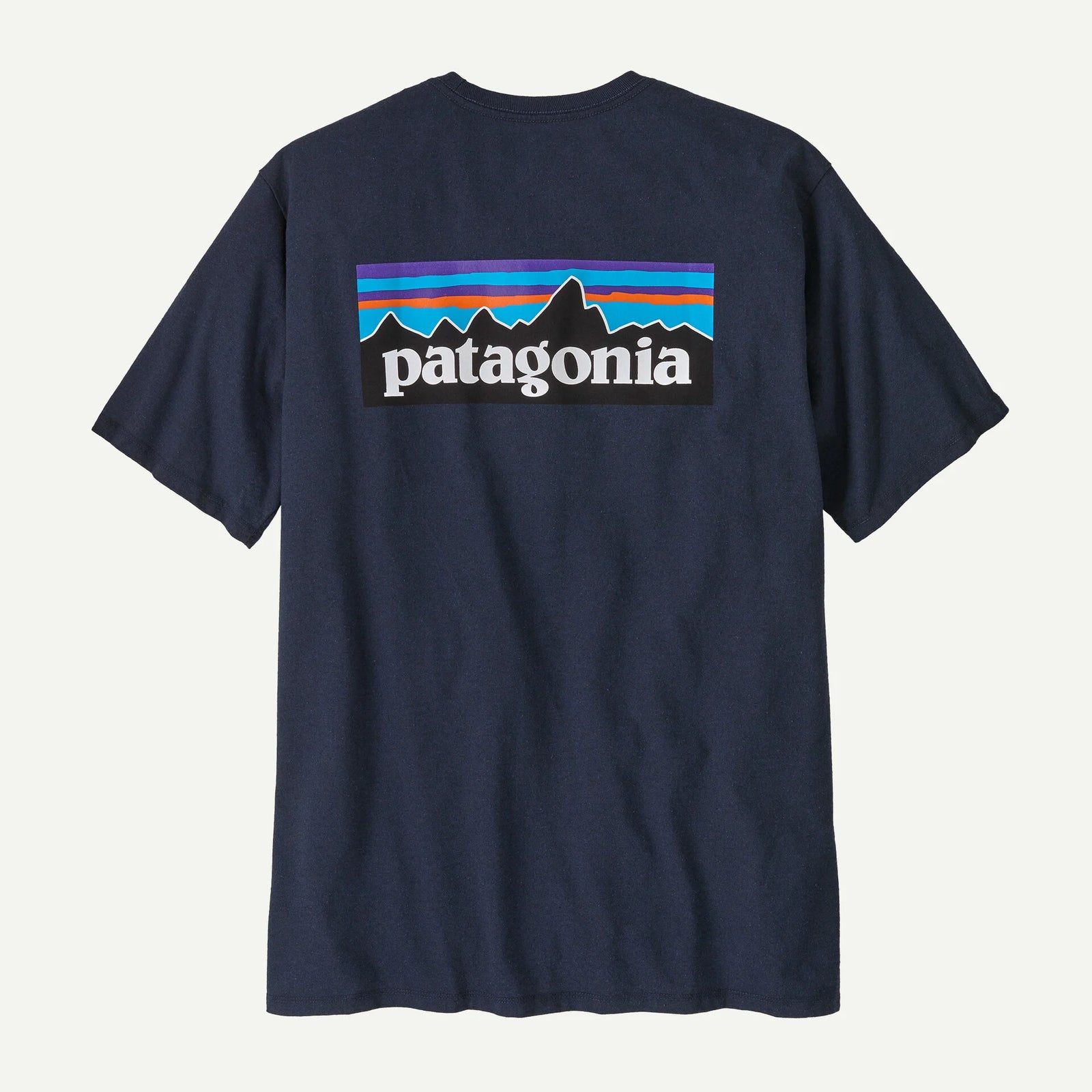 Patagonia P-6 Logo T-Shirt - New Navy