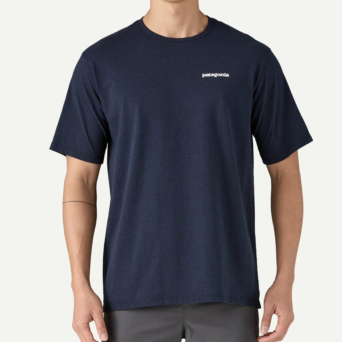 Patagonia P-6 Logo T-Shirt - New Navy