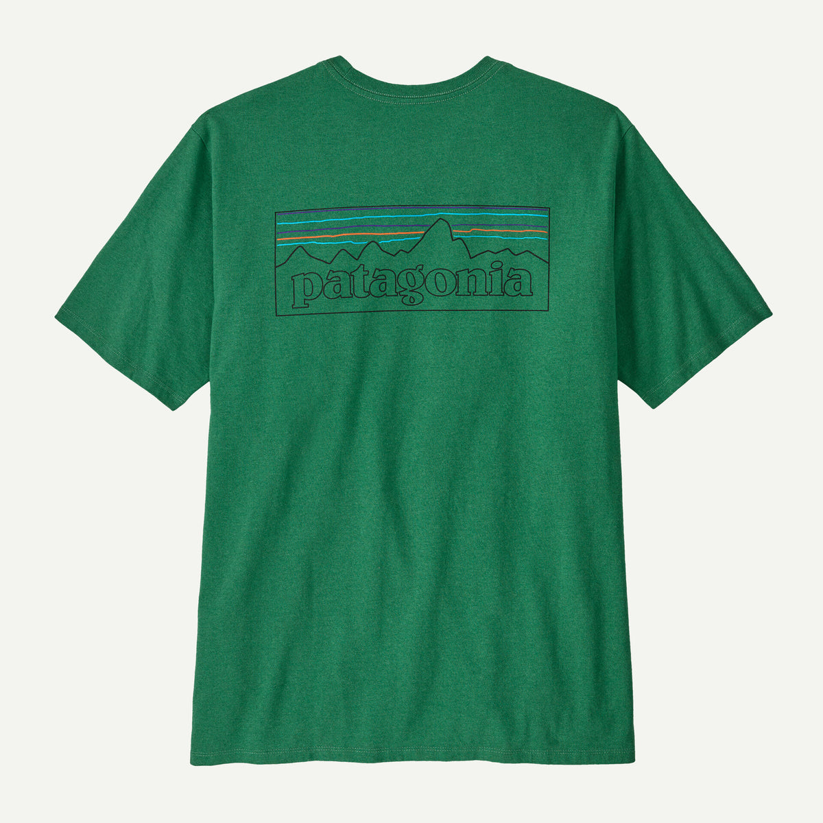 Patagonia P-6 Logo T-Shirt - P6 Outline / Heartleaf Green
