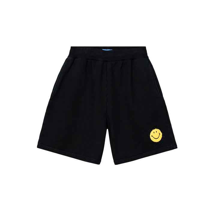 Market Smiley Vintage Sweatshorts - Washed Black