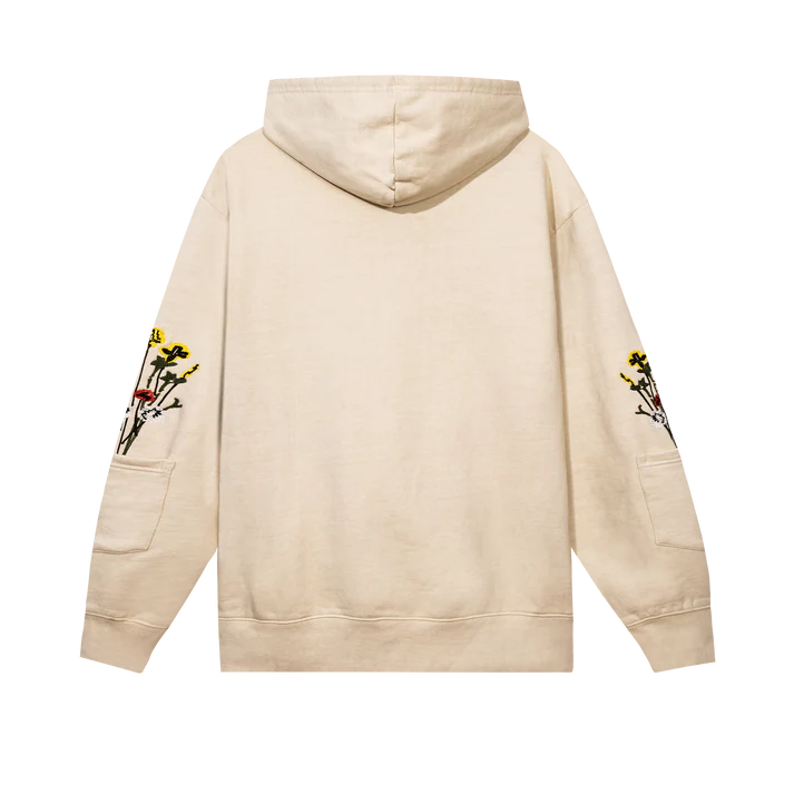 Market Bouquet Pullover Hoodie - Ecru