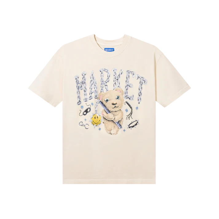 Market Soft Core Bear T-Shirt - Ecru