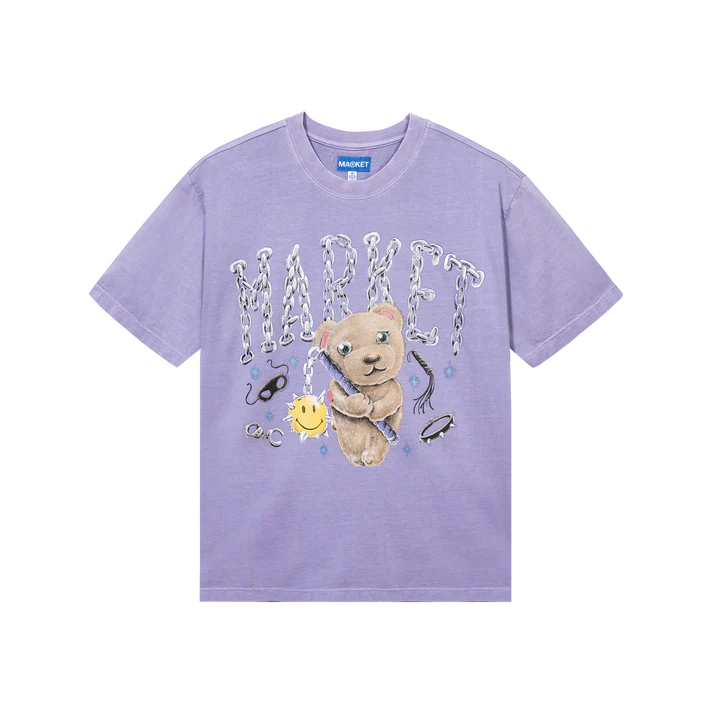 Market Soft Core Bear T-Shirt - Orchid