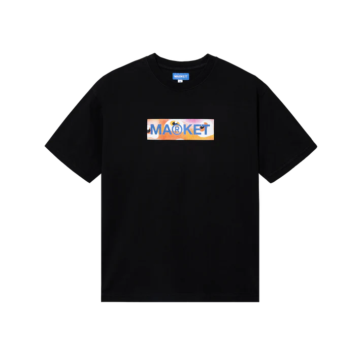 Market Market Bar Logo T-Shirt - Black