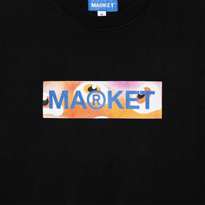 Market Market Bar Logo T-Shirt - Black