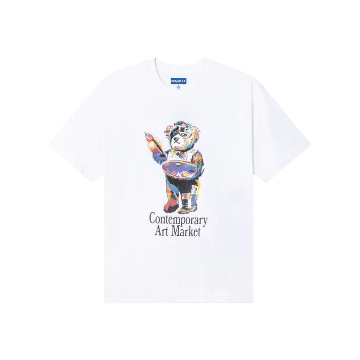 Market Art Market Bear T-Shirt - White