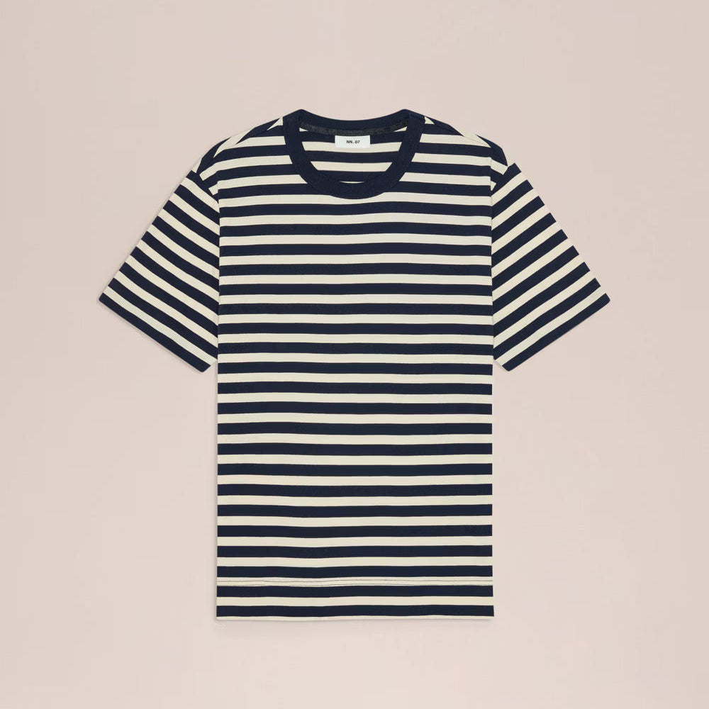NN07 Pedro T-Shirt - Navy Stripe