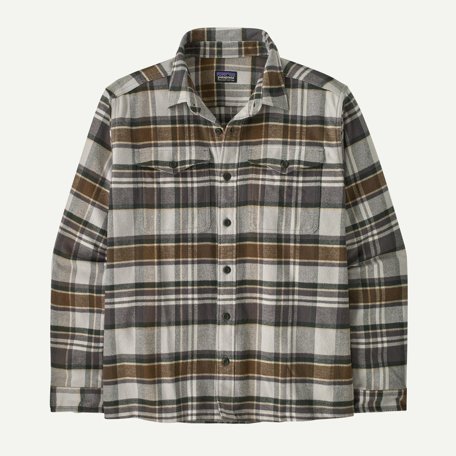 Patagonia Fjord Flannel Shirt - Blizzard / Salt Grey