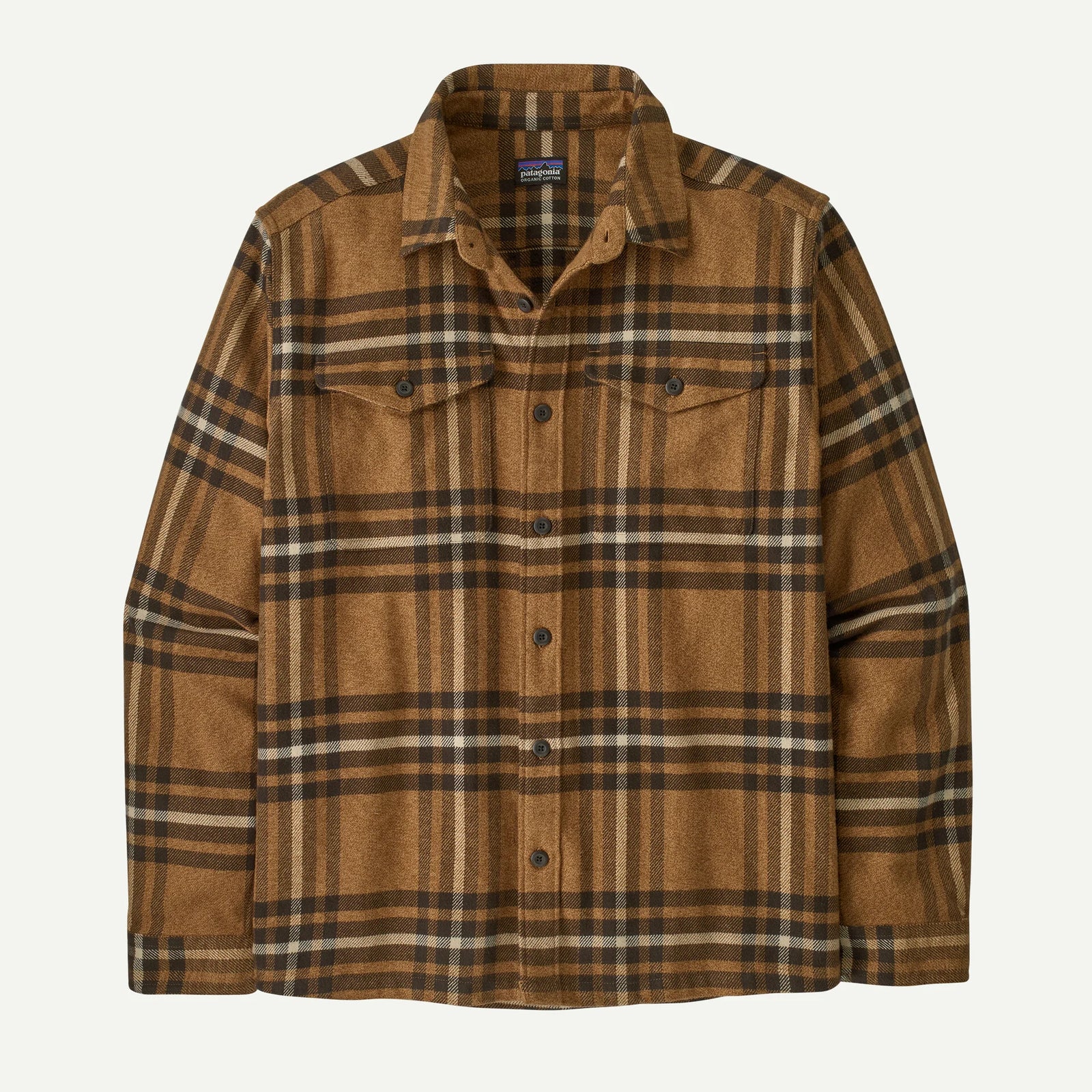 Patagonia Fjord Flannel Shirt - Catch / Deer Brown