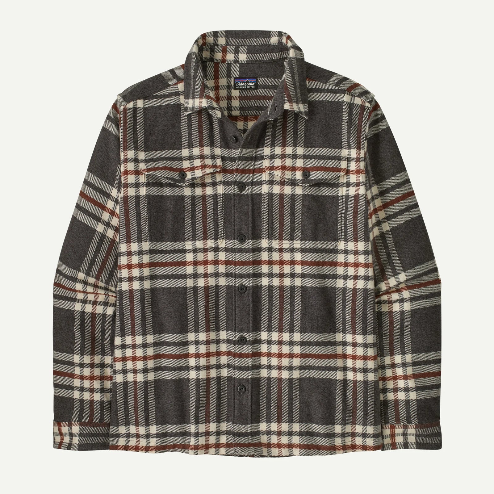 Patagonia Fjord Flannel Shirt - Catch / Ink Black