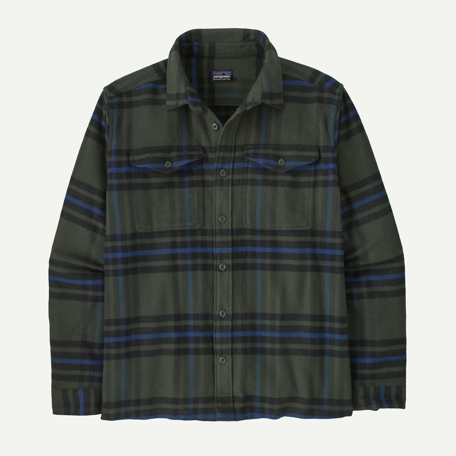 Patagonia Fjord Flannel Shirt - Catch / Old Growth Green