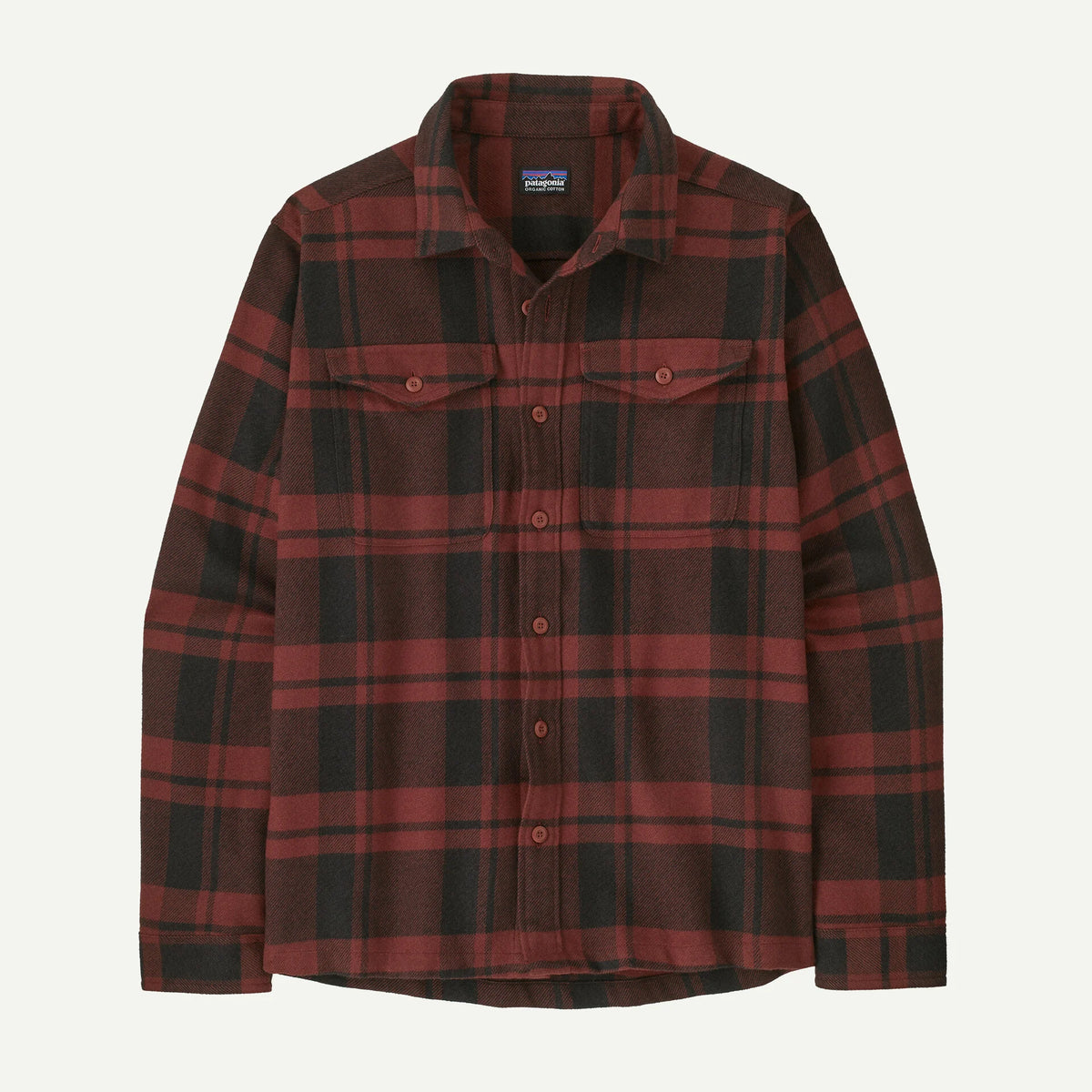 Patagonia Fjord Flannel - Rusty Red