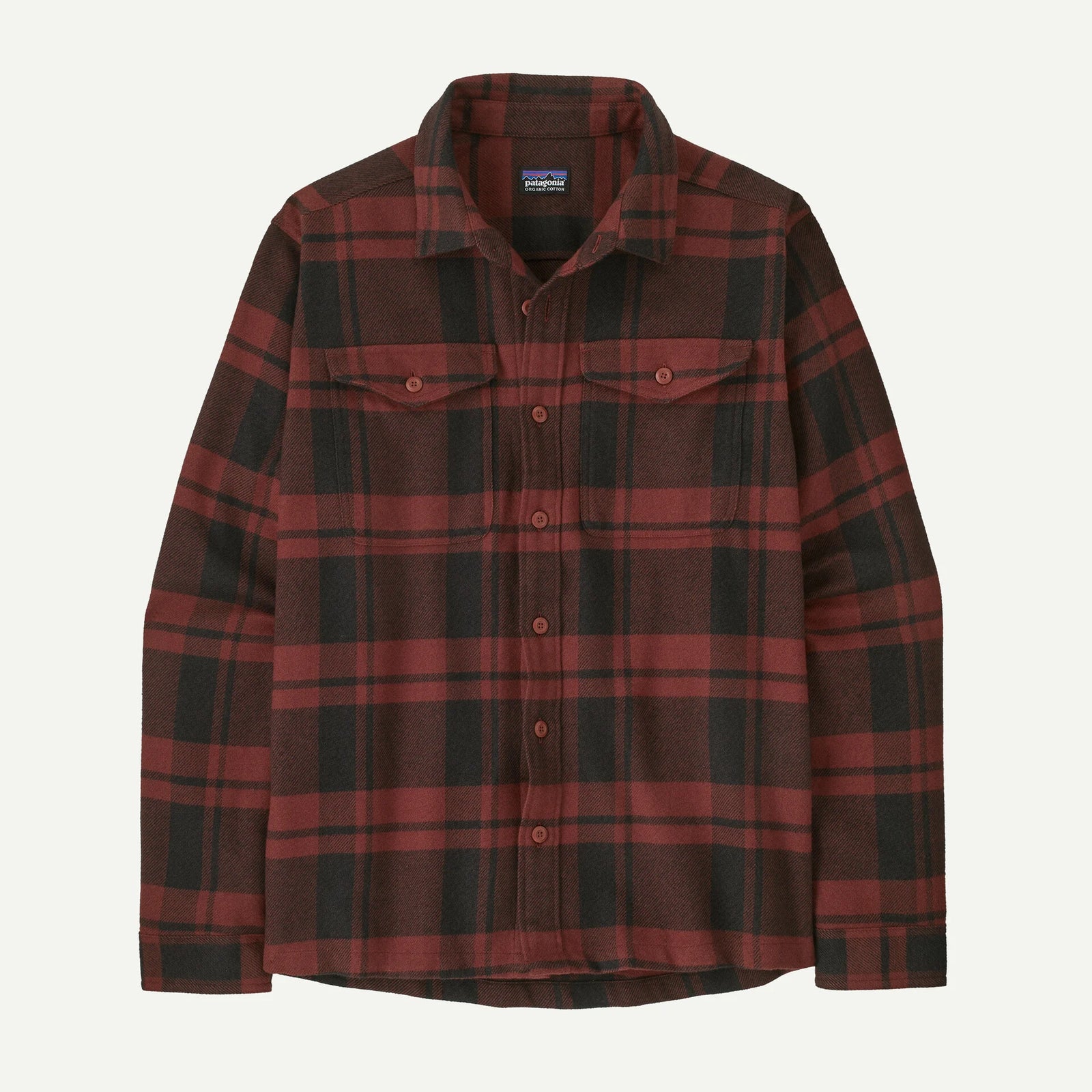 Patagonia Fjord Flannel - Rusty Red