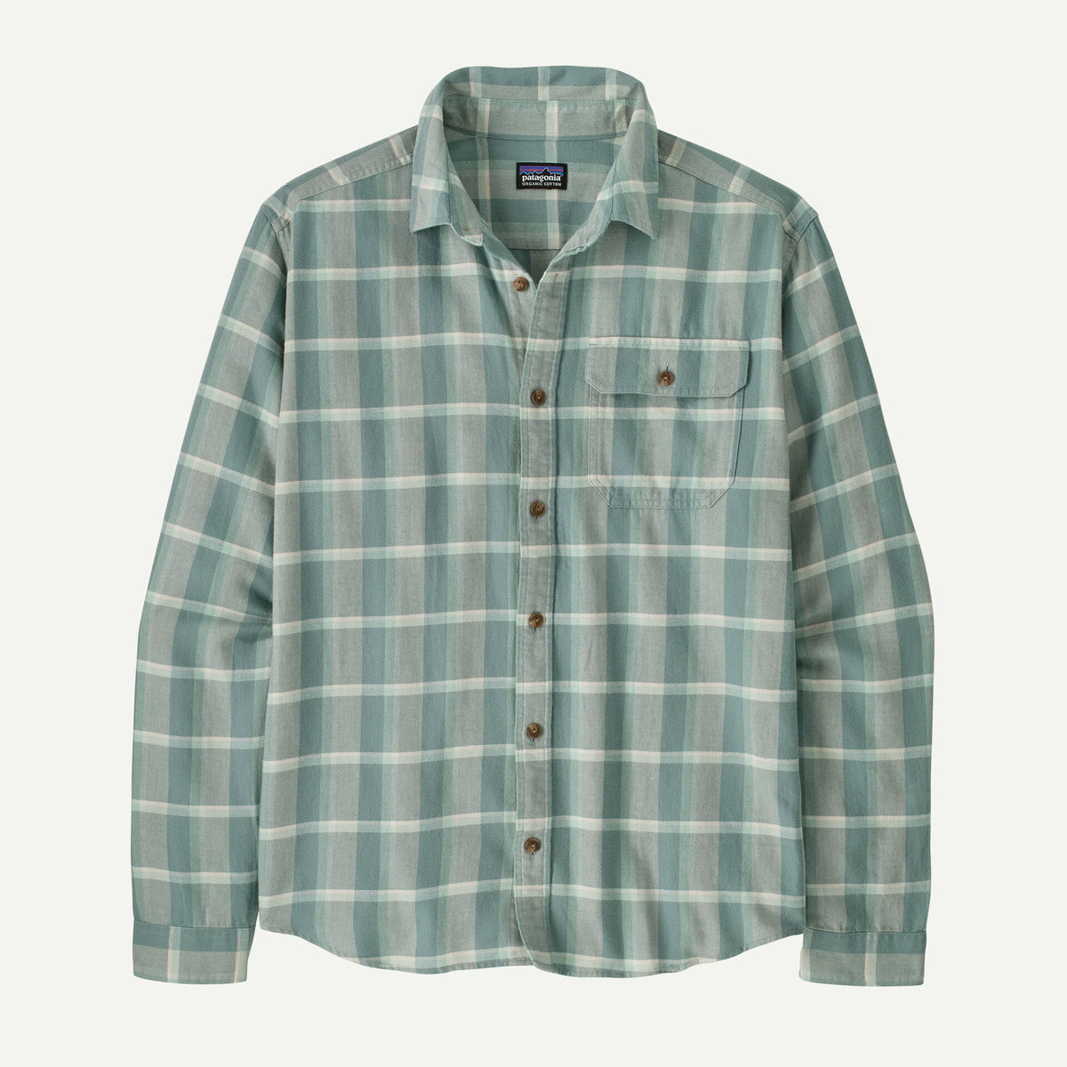 Patagonia LW Fjord Flannel - Marine Layer / Blue Sage