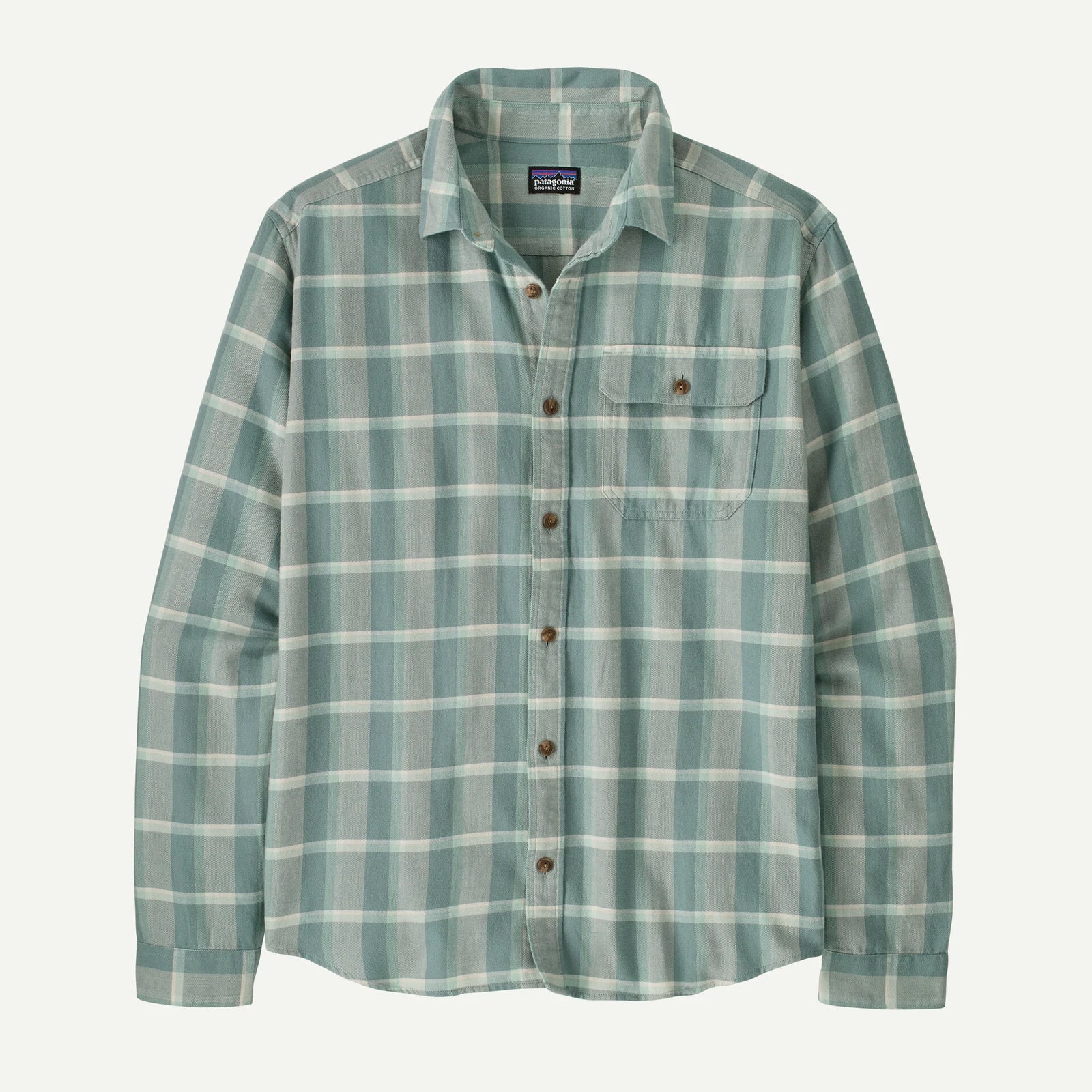 Patagonia LW Fjord Flannel - Marine Layer / Blue Sage